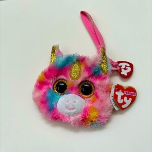 Cute unicorn ty coin pouch